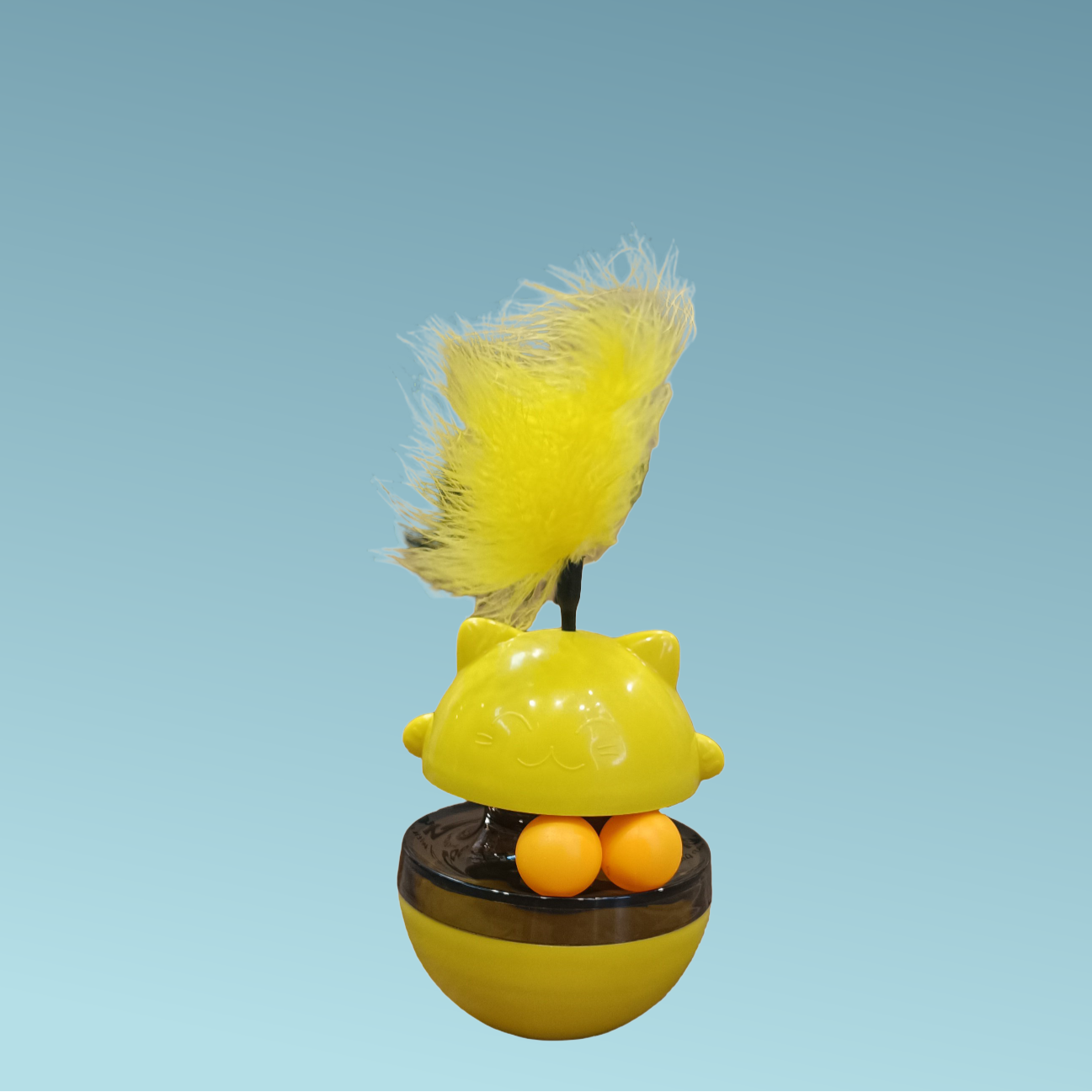 كرة توزيع الطعام الدوارة من لاكي كيتي