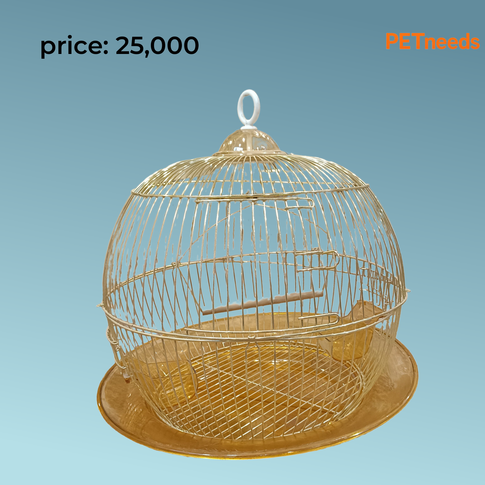 circular golden cage