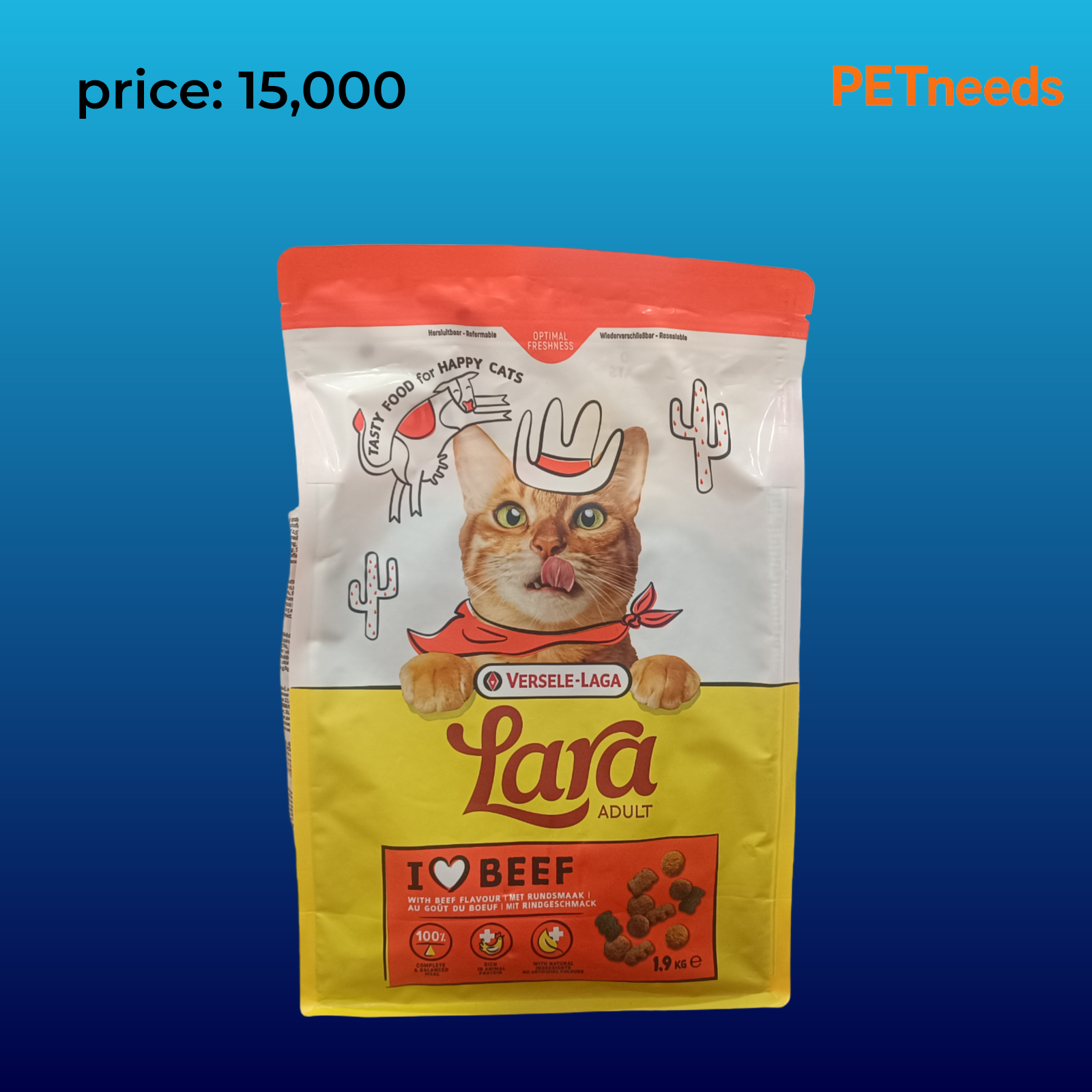 versele-laga Lara adult beef 1.9kg