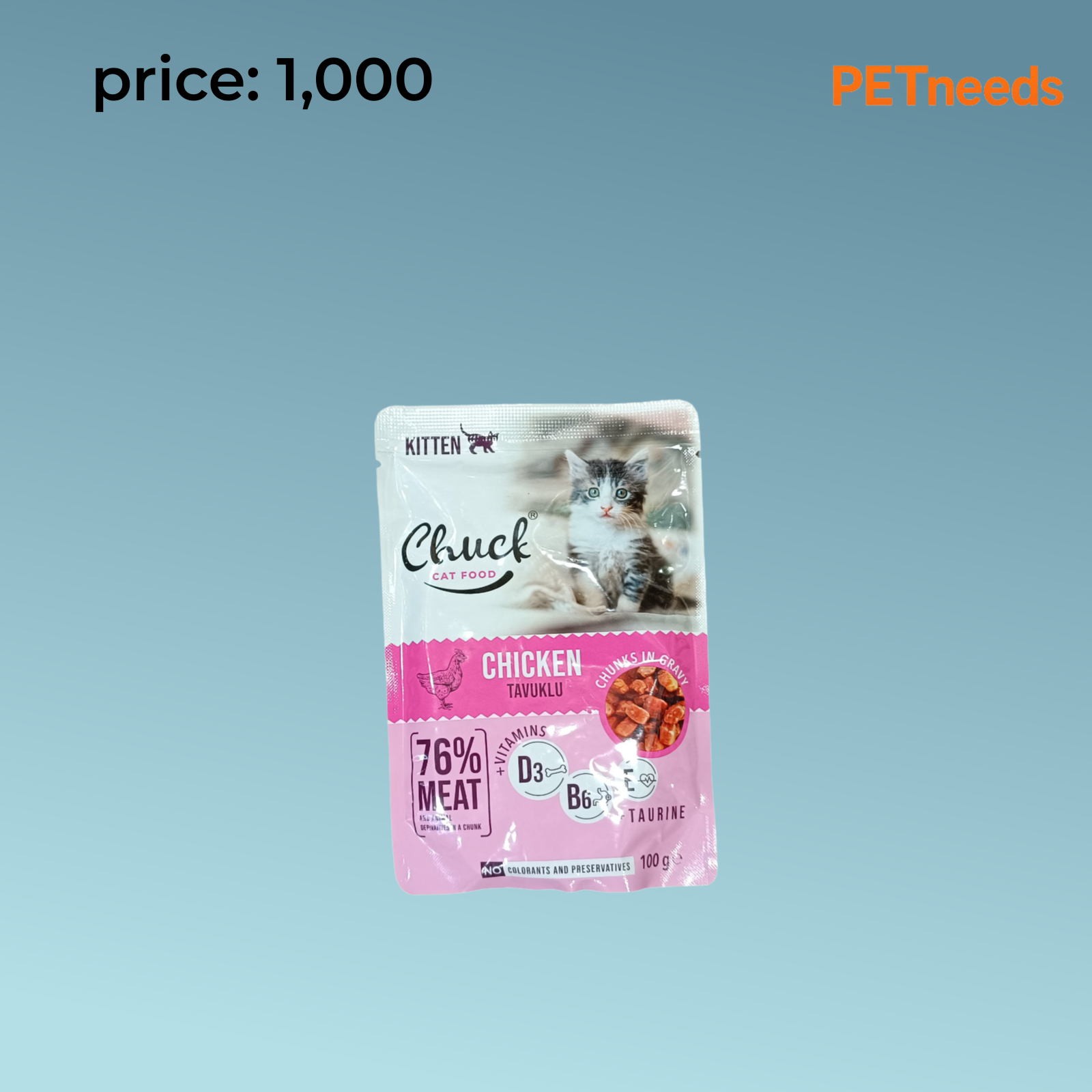 طعام تشاك الرطب 100 غرام