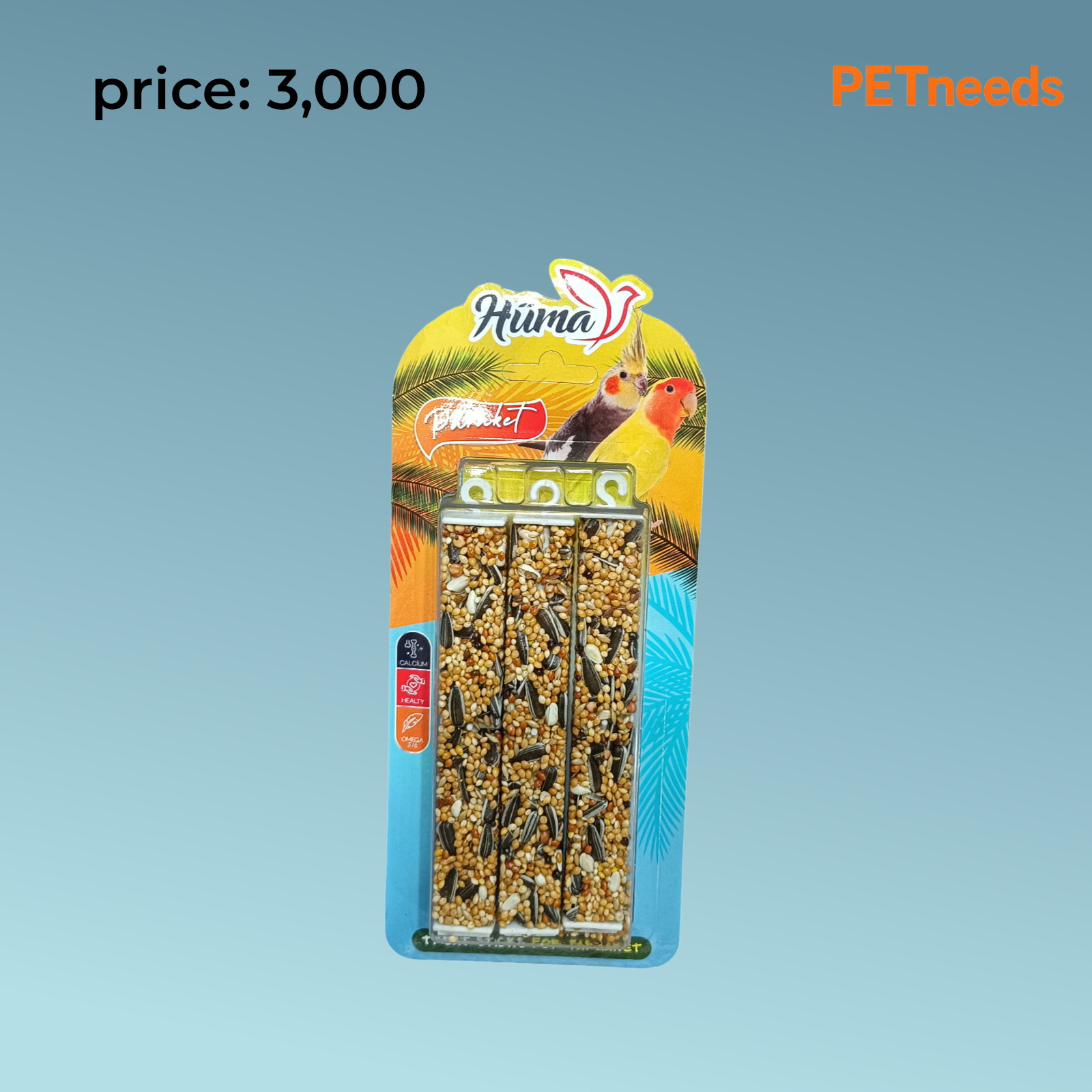 Paraket snack 3pcs